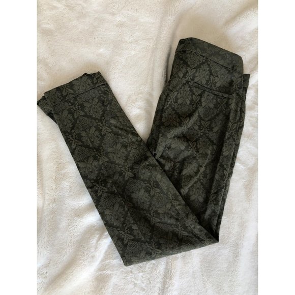 NWT Zara Green Paisley Trousers - M - Picture 7 of 7